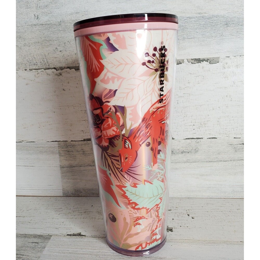 2022 Starbucks Holiday Enchanted Forest Venti 24oz Tumbler Cup - No Straw